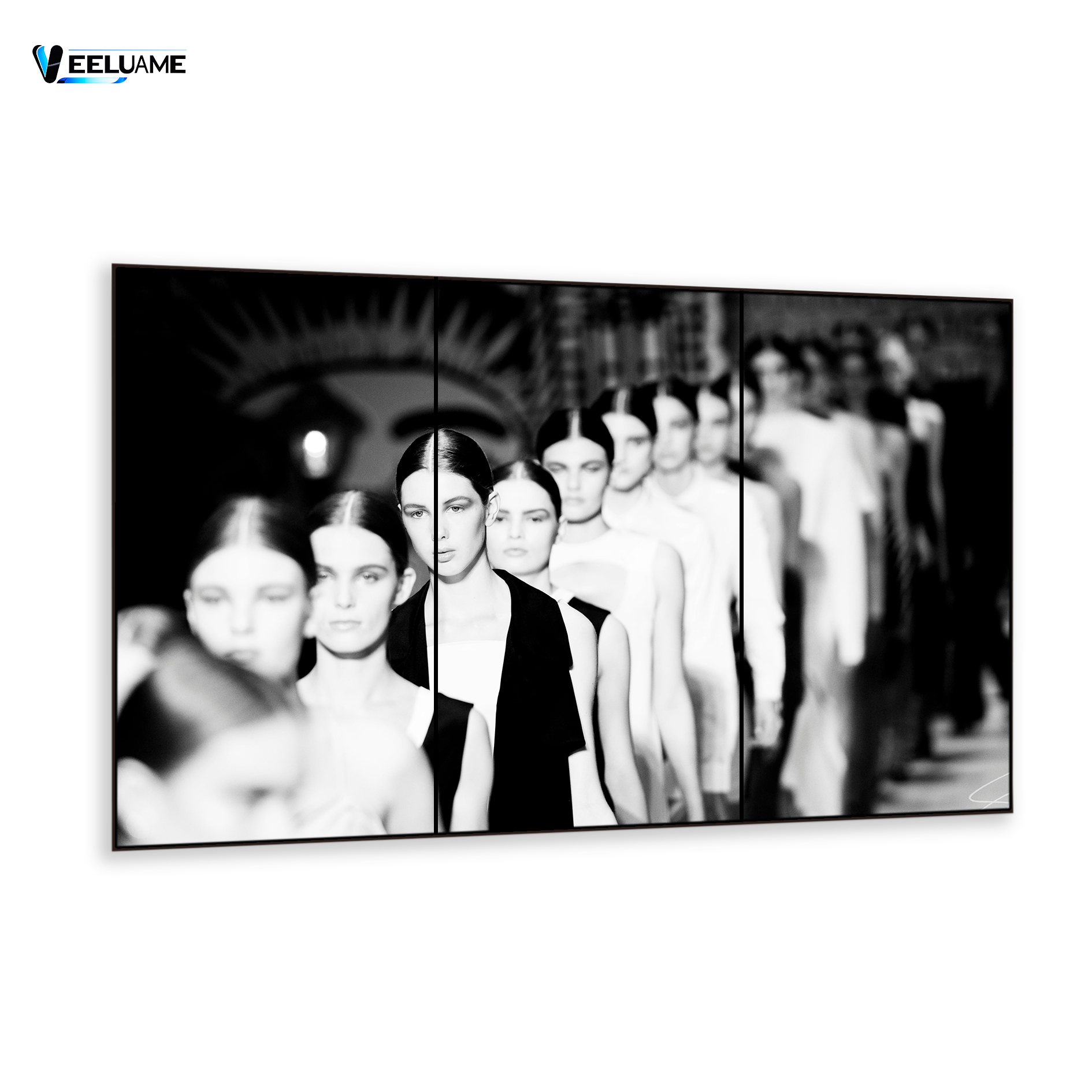 Veeluame 75inch Smart LCD Display Advertising Giant Screens for Indoor Cafe Shopping Mall Animations